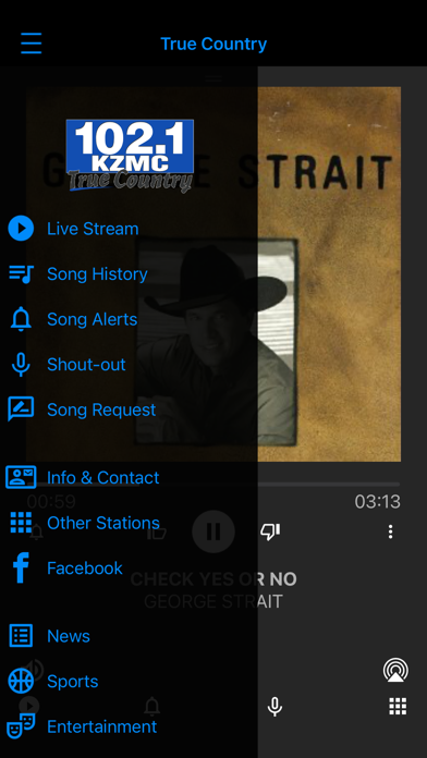 102.1 KZMC Screenshot