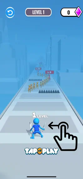 Game screenshot Hit and Run - Leveling Run mod apk