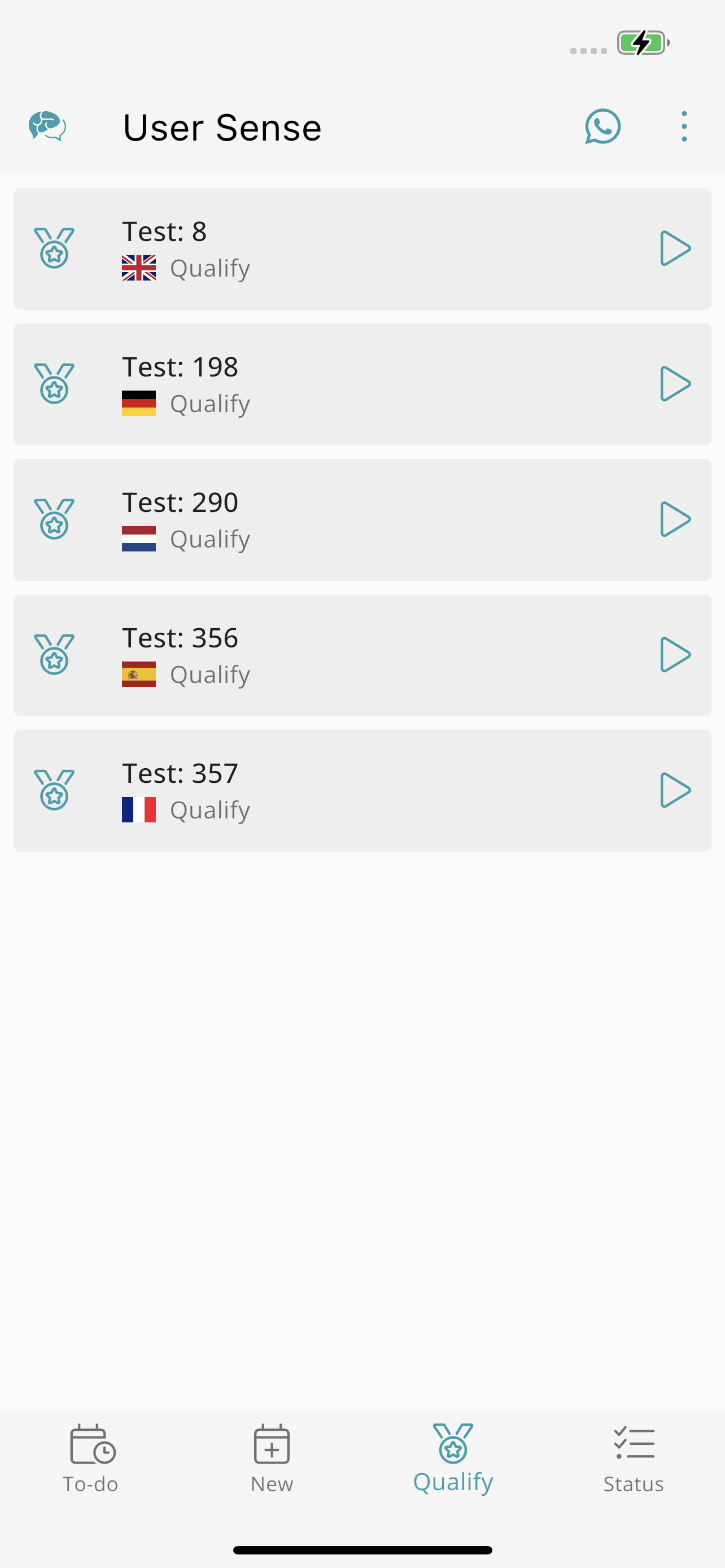 User Sense App