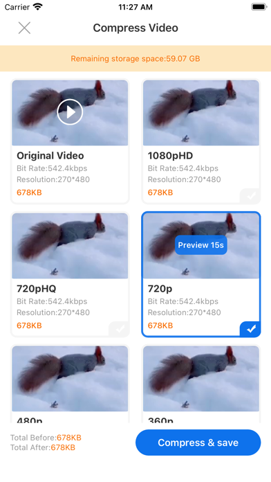 HD Video Compress Screenshot