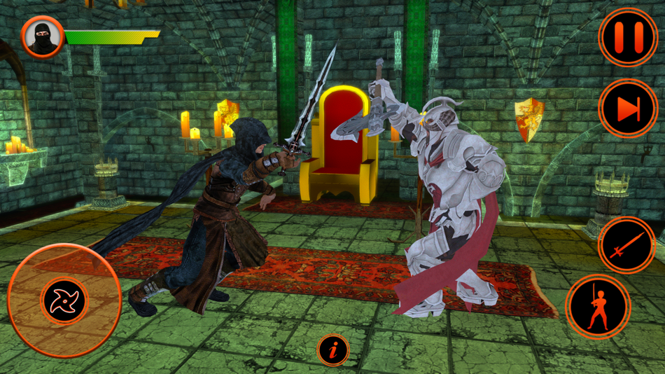 #1. Ninja Assassin Stealth Warrior (iOS) 由: Usama Ahmad Butt
