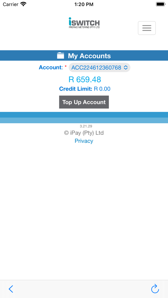 #6. I-Switch prepaid (iOS) 由: iPay (PTY) Ltd