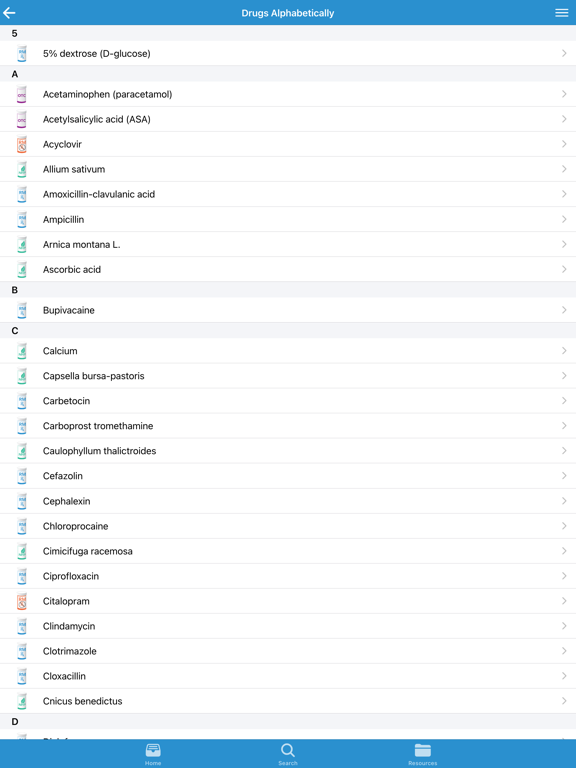 Screenshot #5 pour RM Rx Resource for Midwives