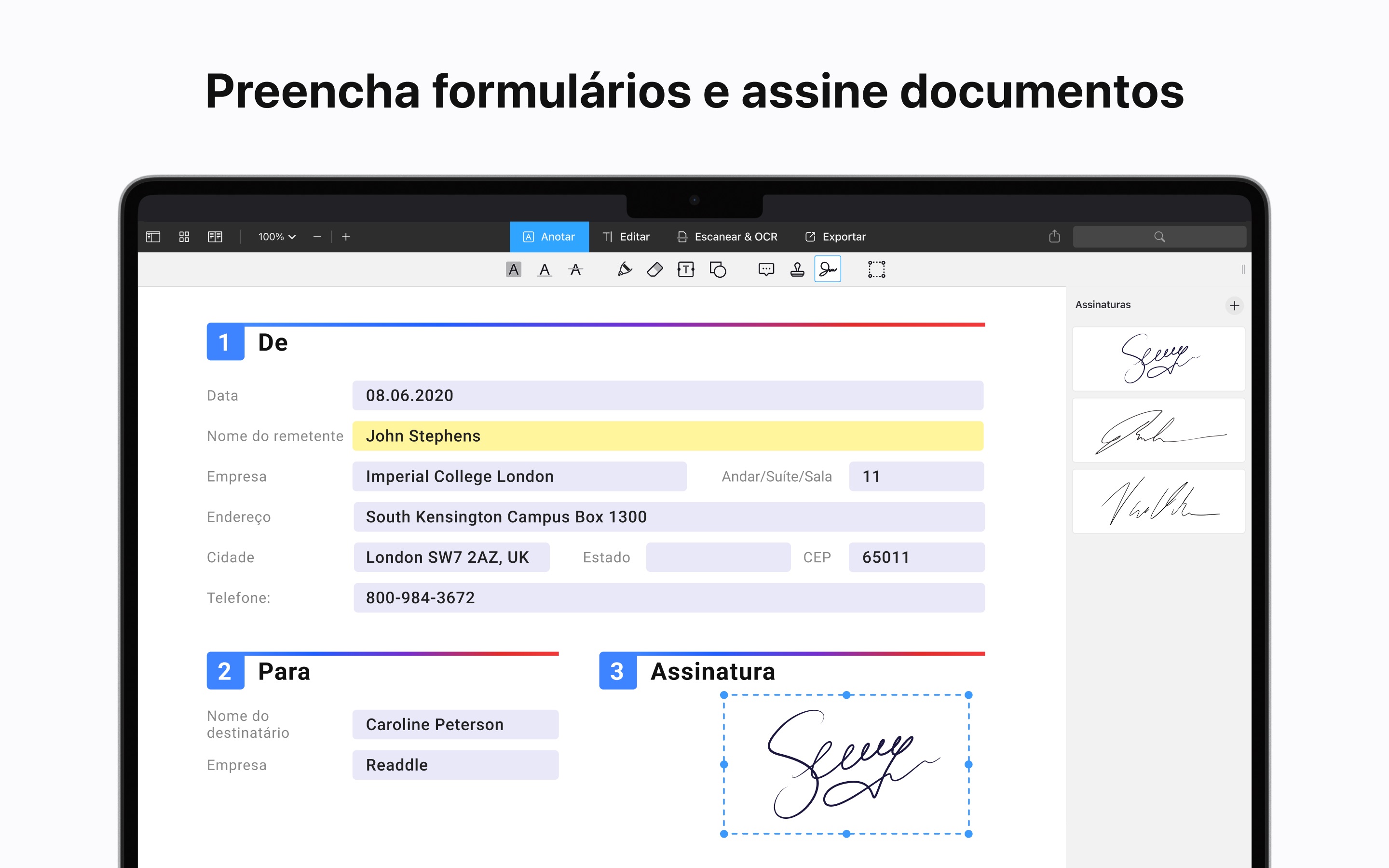 Screenshot do app PDF Expert – Edite, Assine PDF