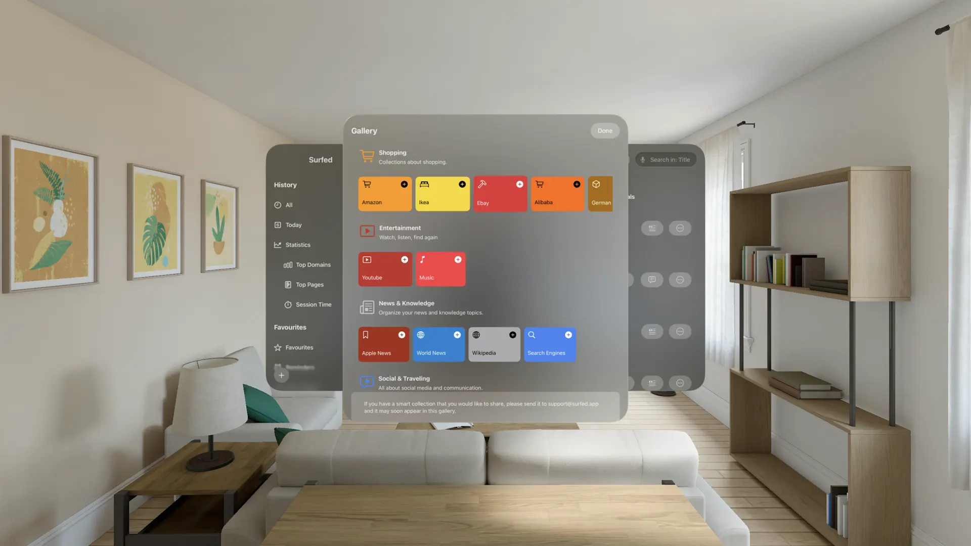 Surfed Pro Browser & Bookmark screenshot 4