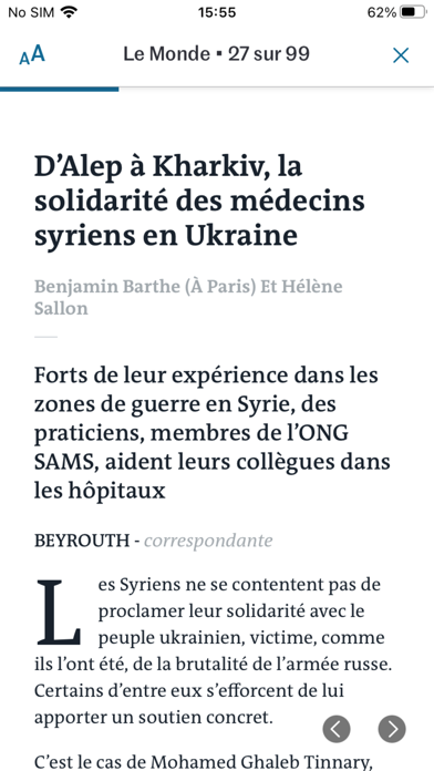 Journal Le Monde Screenshot