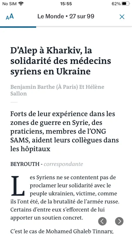Journal Le Monde screenshot 4 of 6