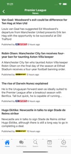 Football Web Pages v2 screenshot #4 for iPhone