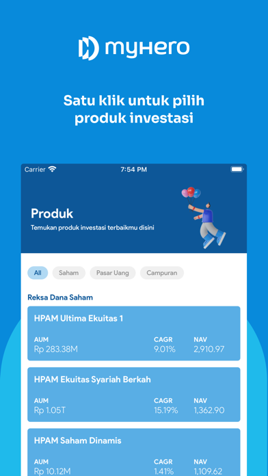 MyHero - Investasi Reksadana Screenshot