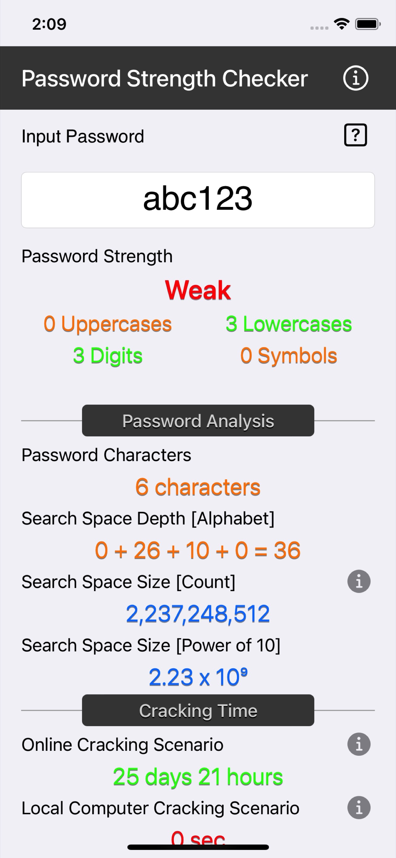 Password Strength Checker