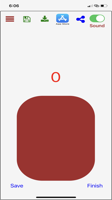 Counter with Data Saving Screenshot