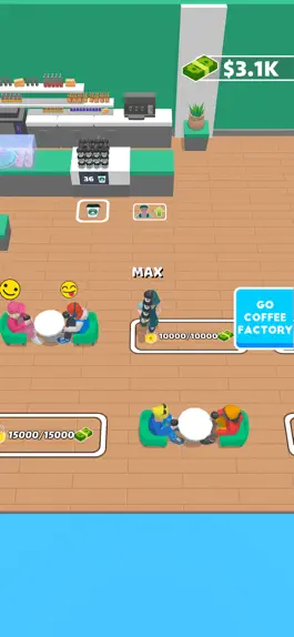 Game screenshot Coffee Factory Clicker apk