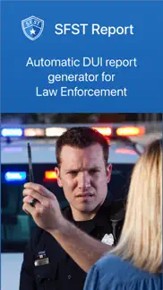 sfst report - police dui app iphone screenshot 1