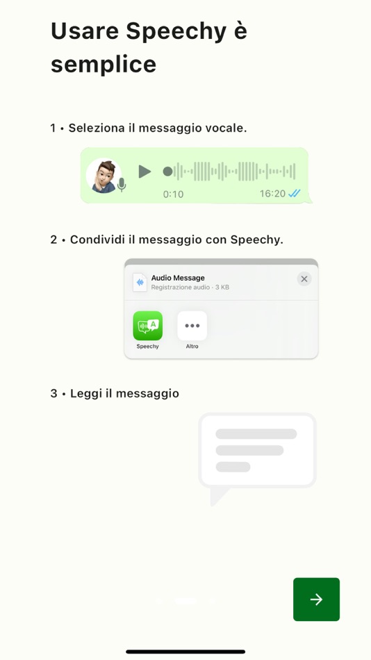 #2. Speechy App (iOS) 来自: Oscar Di Primio