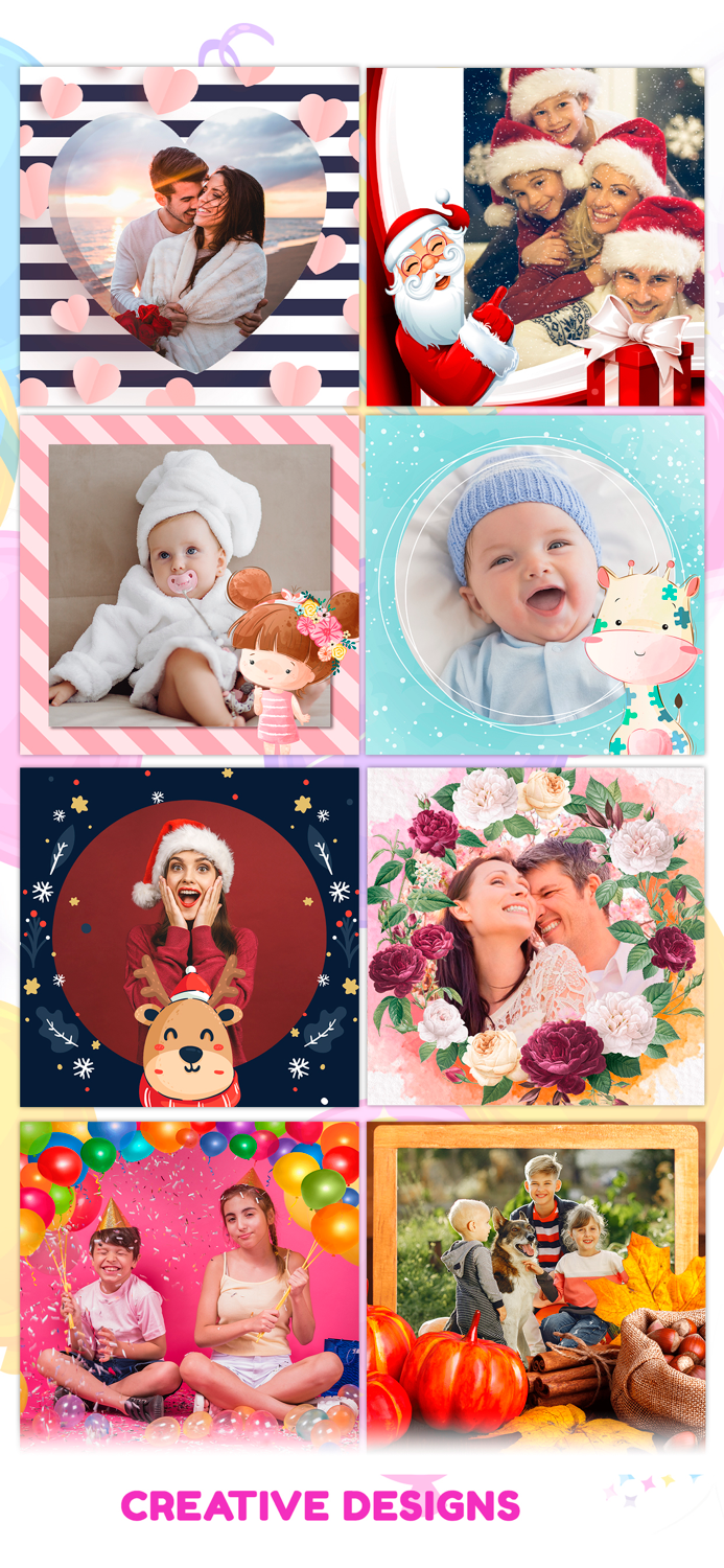 Birthday Frames Collection.