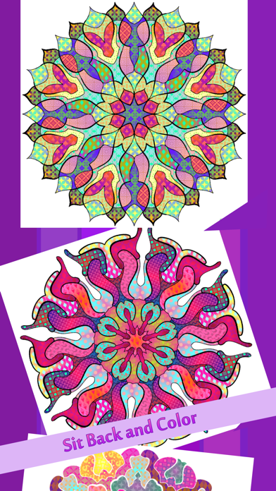 Color Surreal Mandala Coloring Screenshot