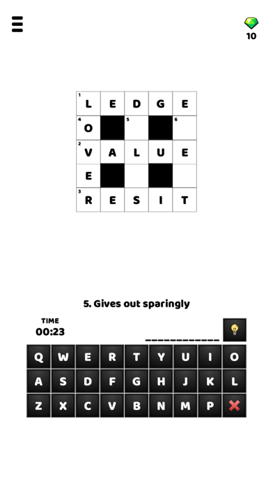 Crypto Crossword Screenshot