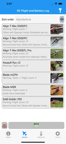 Game screenshot RC Flight and Battery Log mod apk