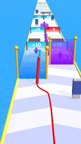 Game screenshot Pencil Surfer 3D hack