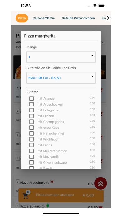 La Pizzato Screenshot