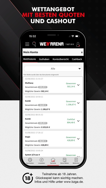 Wettarena Sportwetten