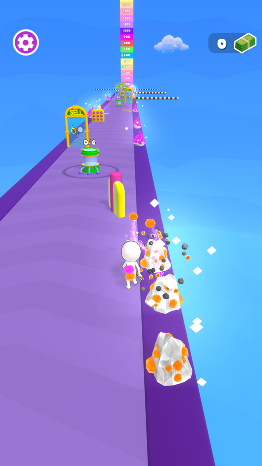 #2. Gem Miner Run (iOS) By: Ahmet Ikbal Adlig