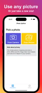 Photo Splitter: Picture Grids screenshot #3 for iPhone