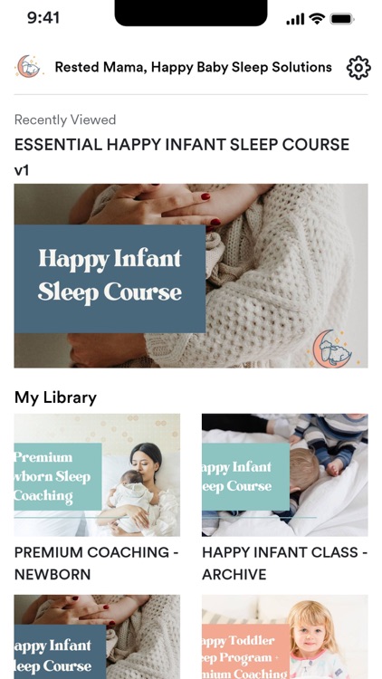 Rested Mama Happy Baby Sleep