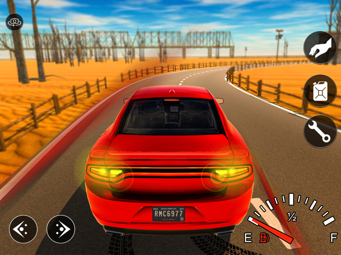 Long Roads Car Driving Trip