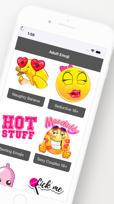 Adult Emoji: Dirty Sexy Emojis Screenshot