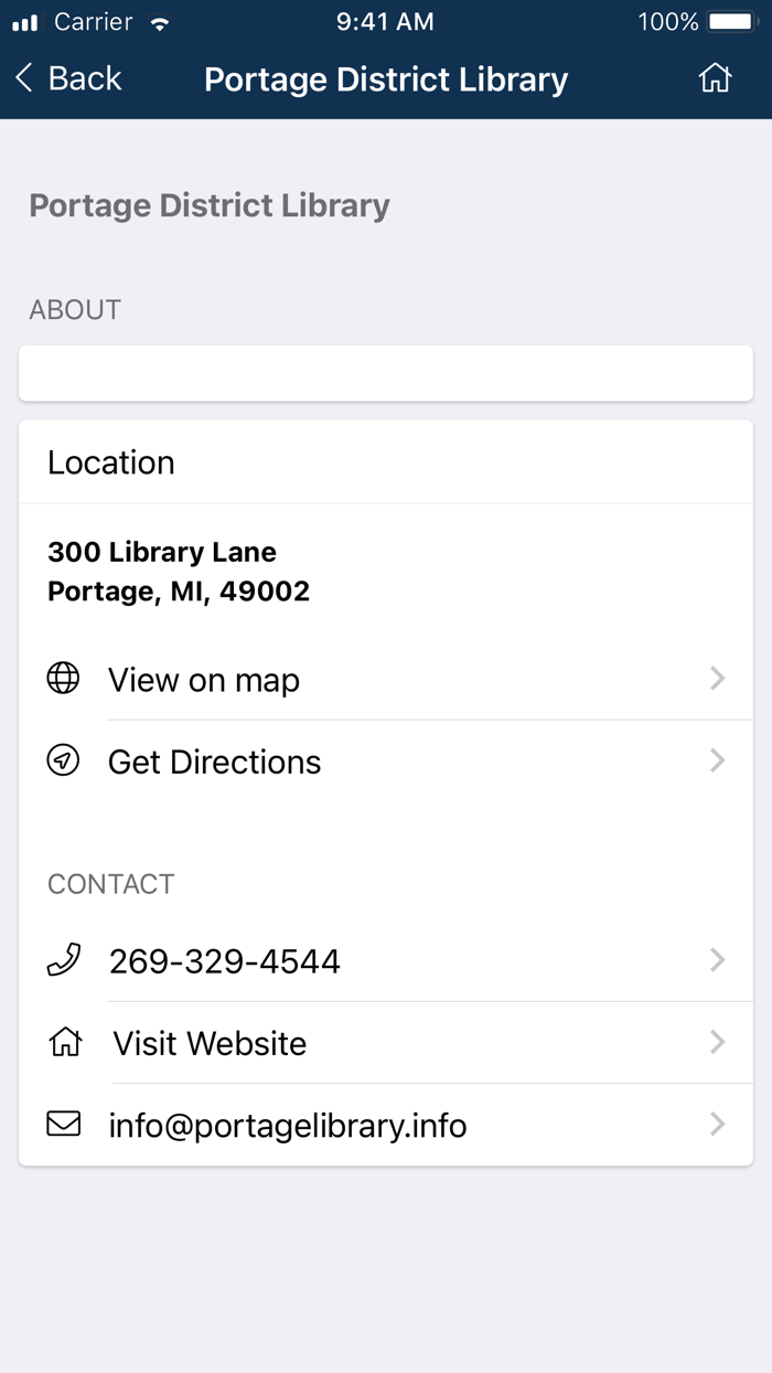 Portage District Library