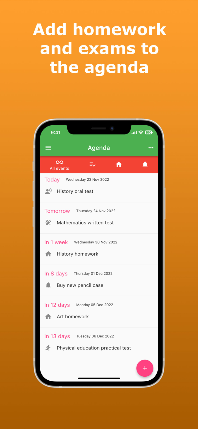 School planner Diary