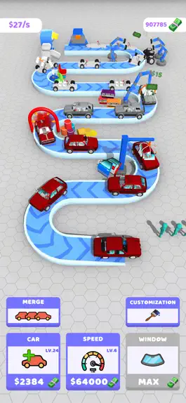 Game screenshot Idle Car Factory 3D mod apk