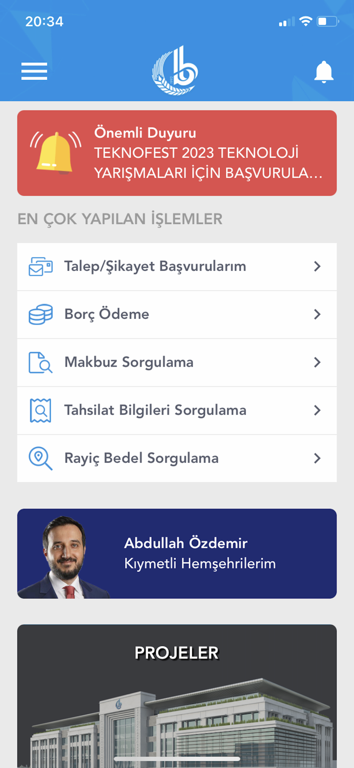 Bağcılar Belediyesi Mobil