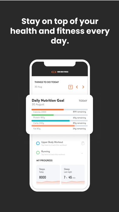 Iron Orr Fitness Screenshot