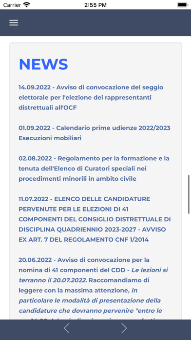 Ordine Avvocati Rimini Screenshot