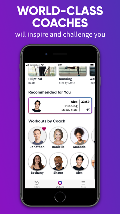 CardioCast: Cycling Workouts + Screenshot