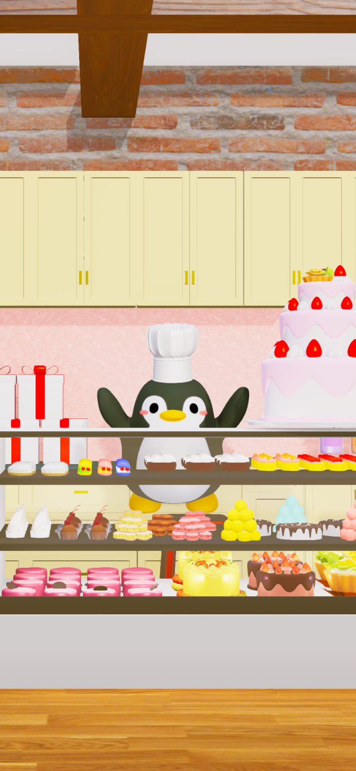 脱出ゲーム ペンギンくんと小さくてかわいいケーキ屋さん