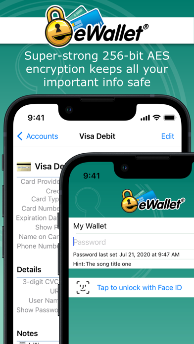 eWallet - Password Manager Screenshot