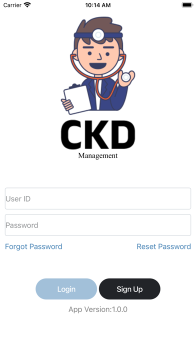 CKD Management Screenshot