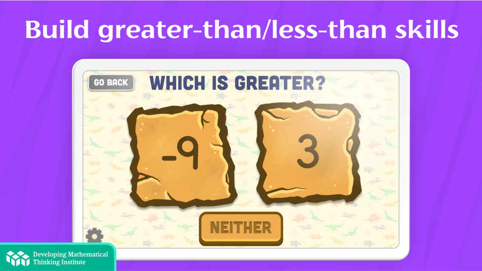 #3. Dino Dice: +, – (iOS) 由: DMT Institute