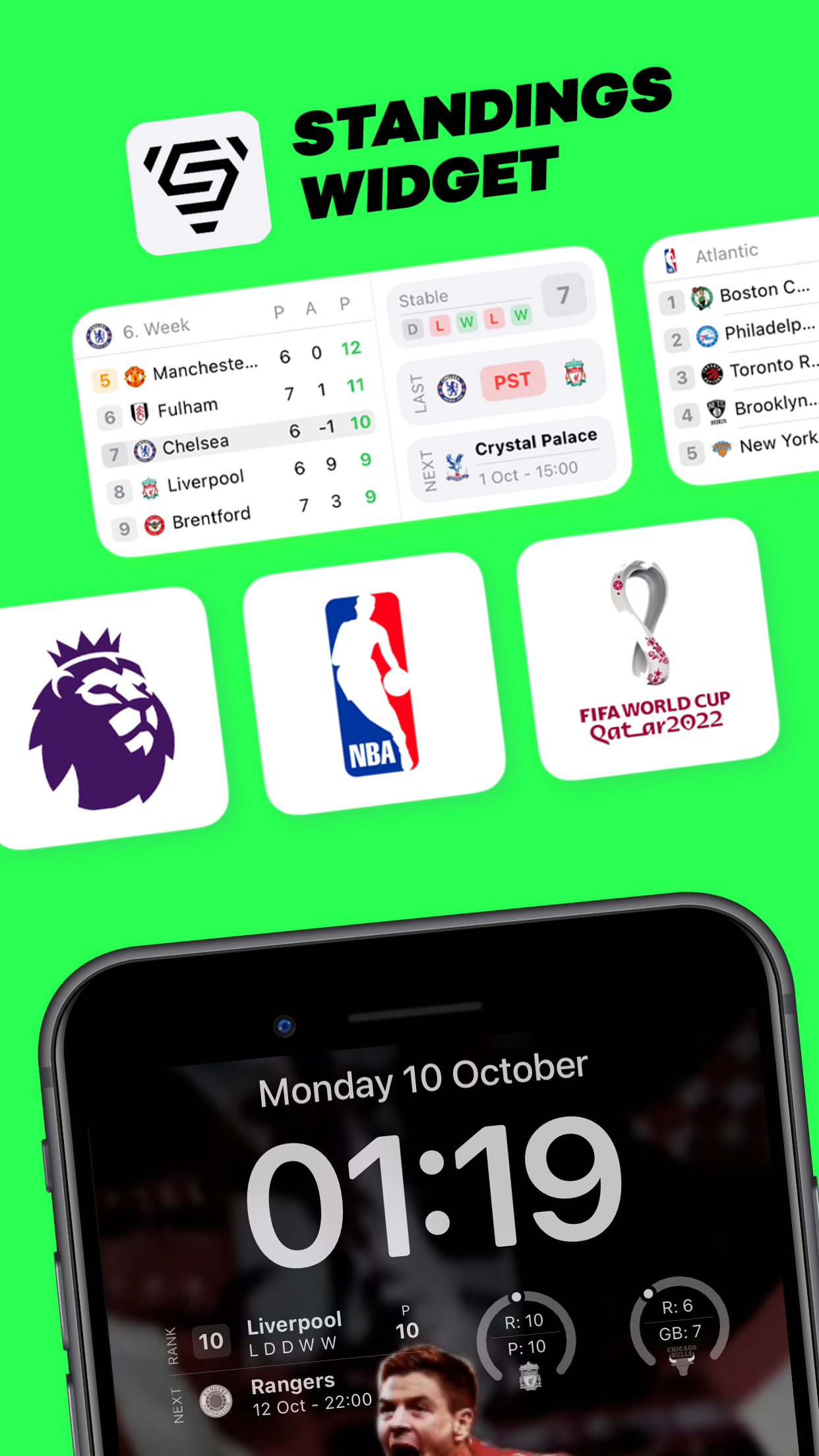 Standings Widget