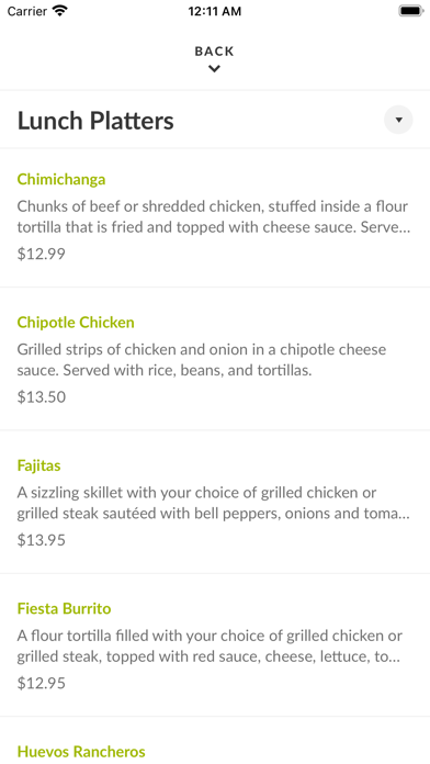 Patron Mexican Grill Screenshot