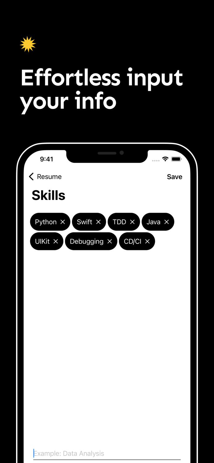 Resume Maker Template