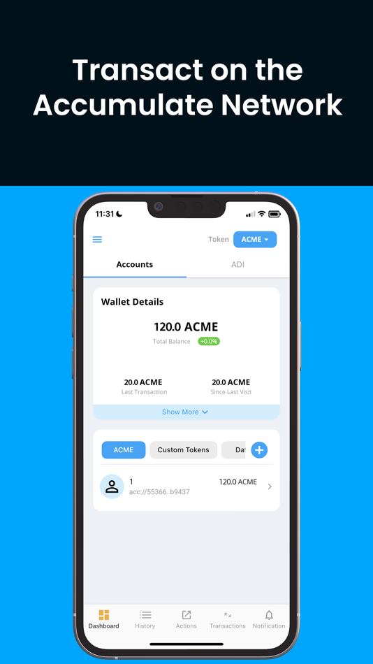 #1. Accumulate Wallet (iOS) 由: DeFi Devs