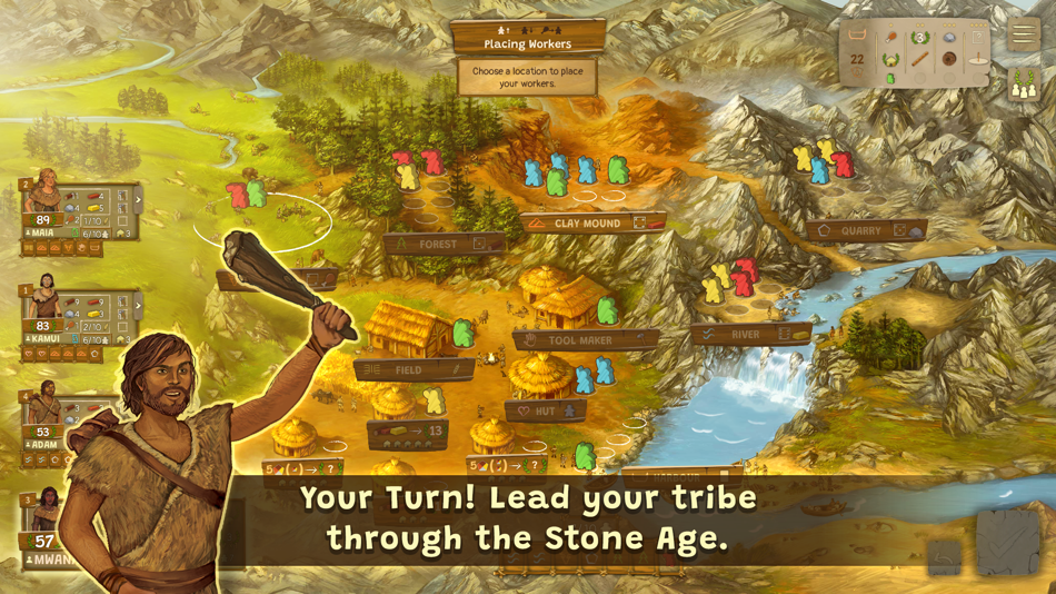 #8. Stone Age: Digital Edition (iOS) Podle: Acram Digital