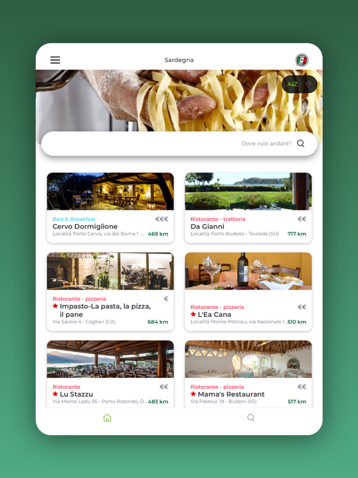 Sardinia – Sleeping and Eating