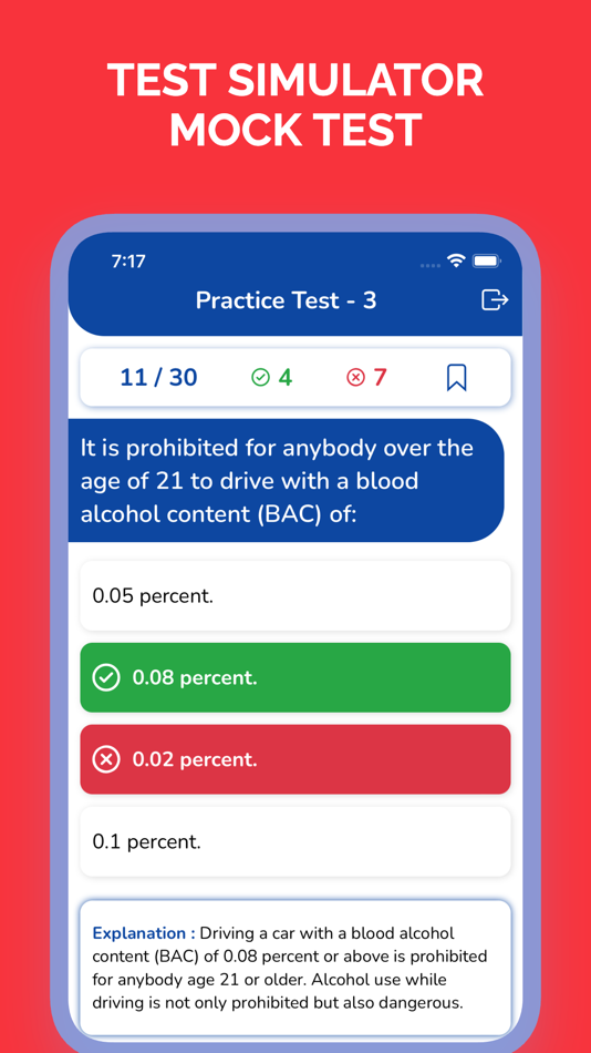 #2. Texas DMV Learners Permit Test (iOS) Podle: Nilu Rathod