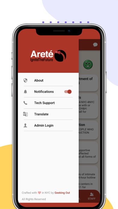 Areté Education Screenshot
