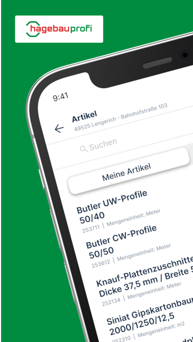 hagebau Profi-App Screenshot